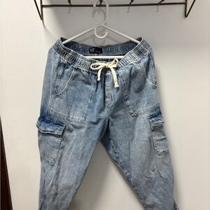 GAP Women's Light Cargo Denim Jeans